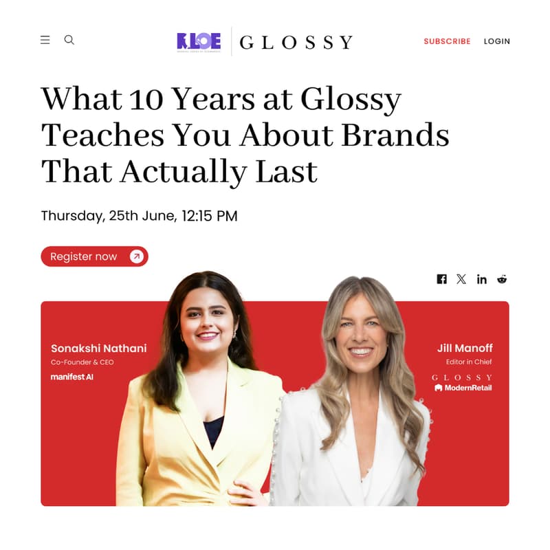 Cover Image for What 10 Years at Glossy Teaches You About Brands That Actually Last