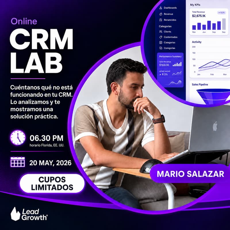Cover Image for CRM Lab: revisamos problemas reales y cómo resolverlos