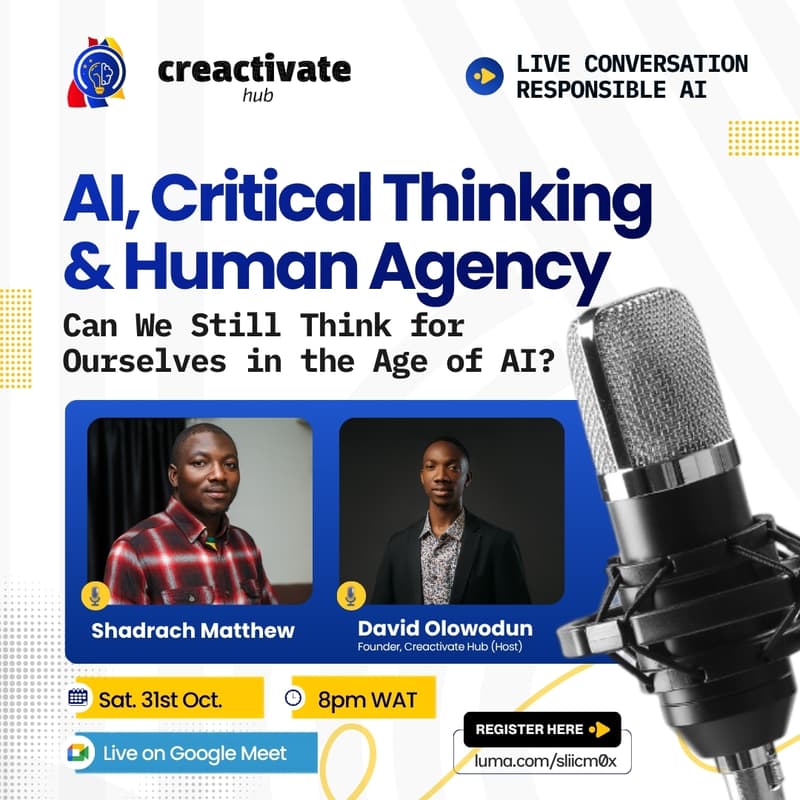 Cover Image for AI, Critical Thinking & Human Agency