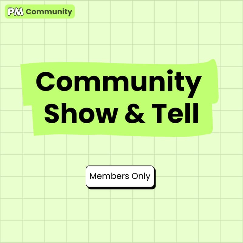Cover Image for Community Show & Tell