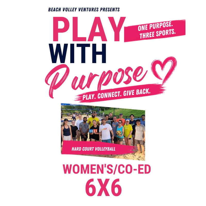Cover Image for VOLLEYBALL 6v6 — WOMEN’S + COED | Hard Court | Intermediate/Advance