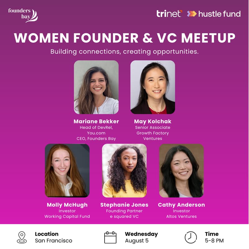 Cover Image for Women Founder & VC Meetup @ Hustle Fund