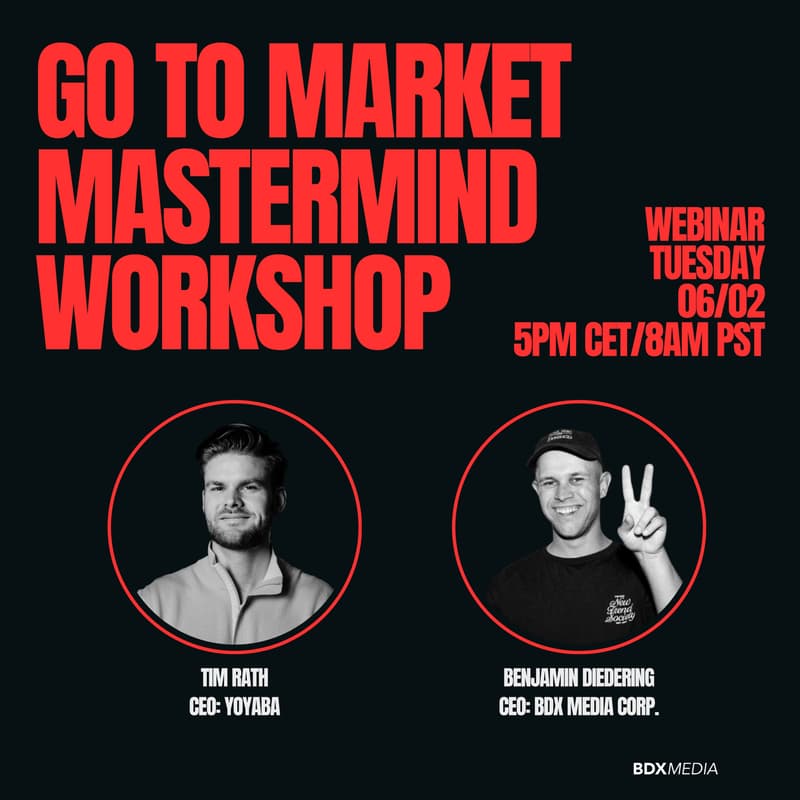 Cover Image for GO TO MARKET MASTERMIND WORKSHOP