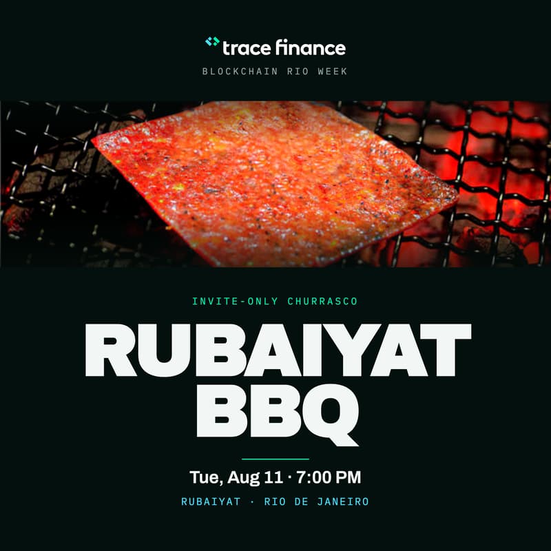 Cover Image for Trace Finance @ Blockchain Rio: Rubaiyat Reception