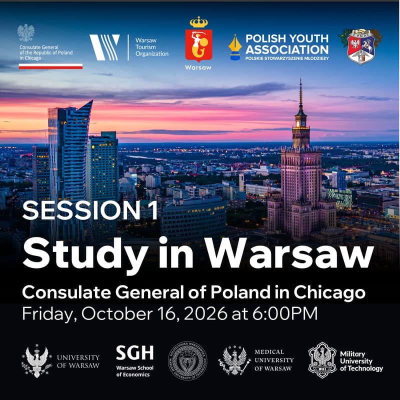 Cover Image for Study in Warsaw Session 1 · Consulate General of Poland in Chicago