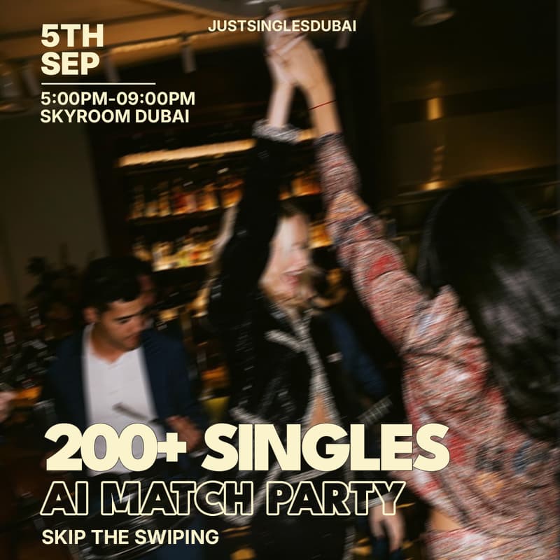 Cover Image for Sky room Dubai | AI Matchmaking Evening