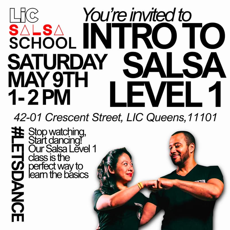 Cover Image for Intro to Cuban Salsa LEVEL 1 + SATURDAY.5.9