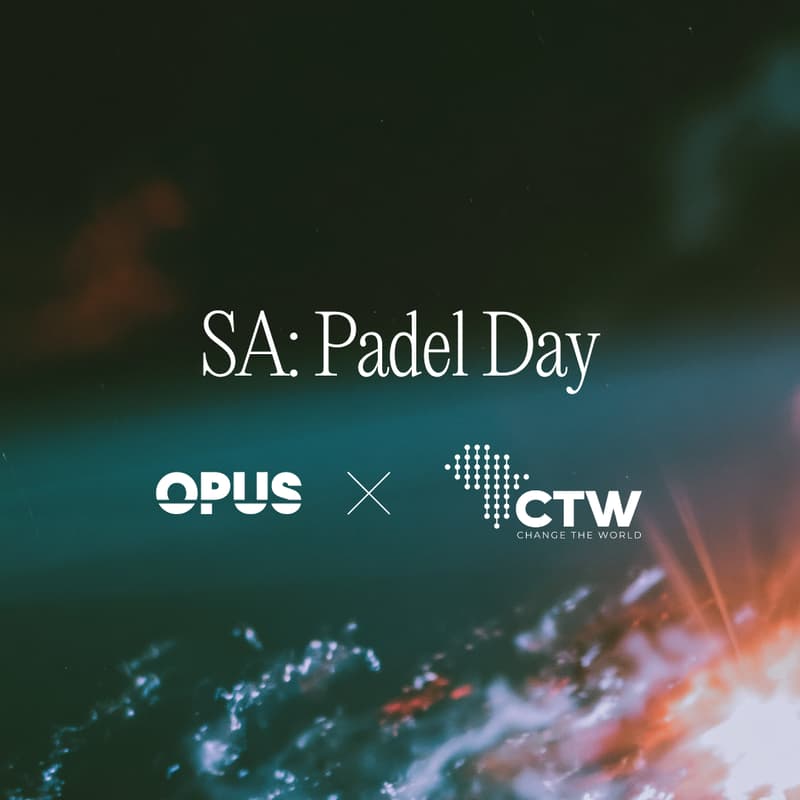 Cover Image for SA: OPUS x Change The World Padel Day - Joburg