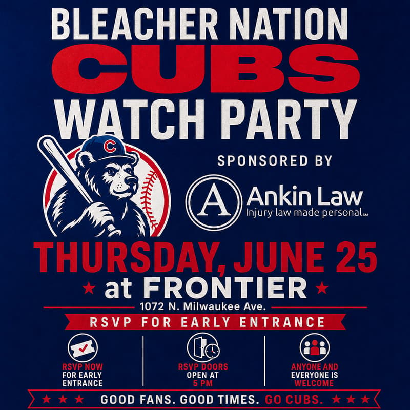 Cover Image for Cubs Watch Party with Bleacher Nation & Ankin Law