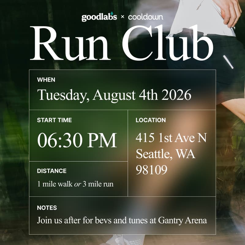 Cover Image for Goodlabs x Cooldown Run Club Happy Hour