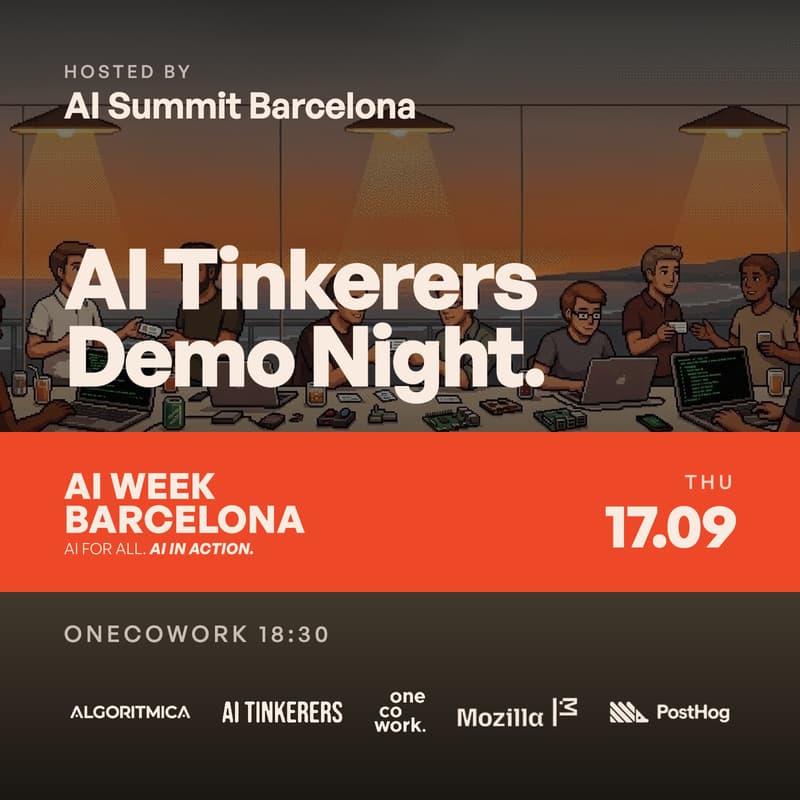 Cover Image for AI Tinkerers Barcelona - September Demo Night