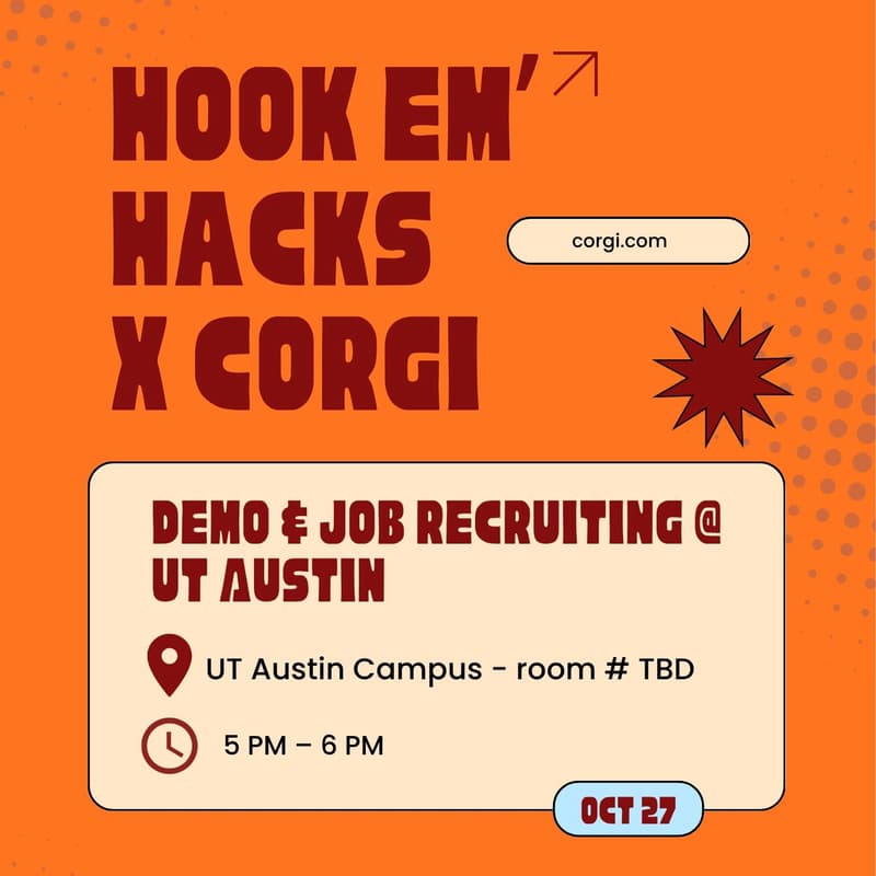 Cover Image for HEH x Corgi Recruiting Tour - UTAustin