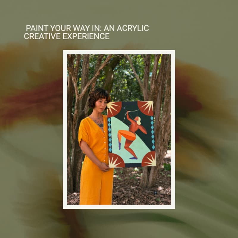 Cover Image for Paint Your Way In: An Acrylic Creative Experience