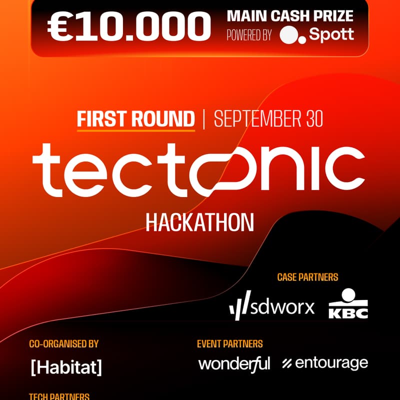 Cover Image for Tectonic Hackathon - €10,000 Cash prize