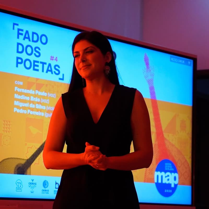 Cover Image for Fado dos Poetas com Fernanda Paulo (voz), Nadine Brás (voz), Miguel da Silva (viola de fado) e Pedro Ferreira (guitarra portuguesa)