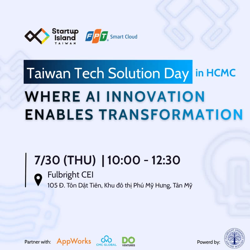Cover Image for TAIWAN Tech Solution Day: Where AI Innovation Enables Transformation