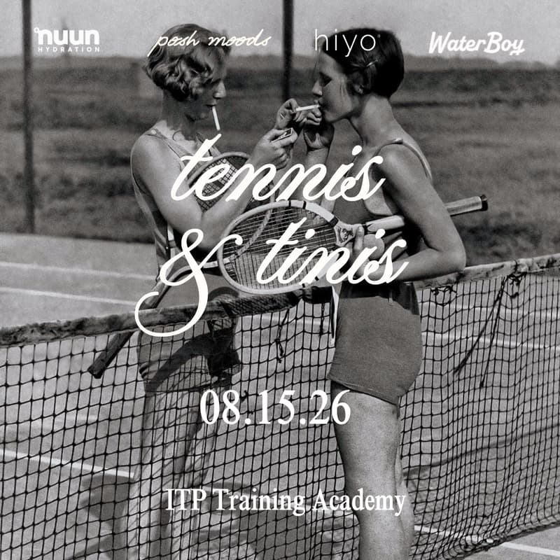 Cover Image for tennis & tinis