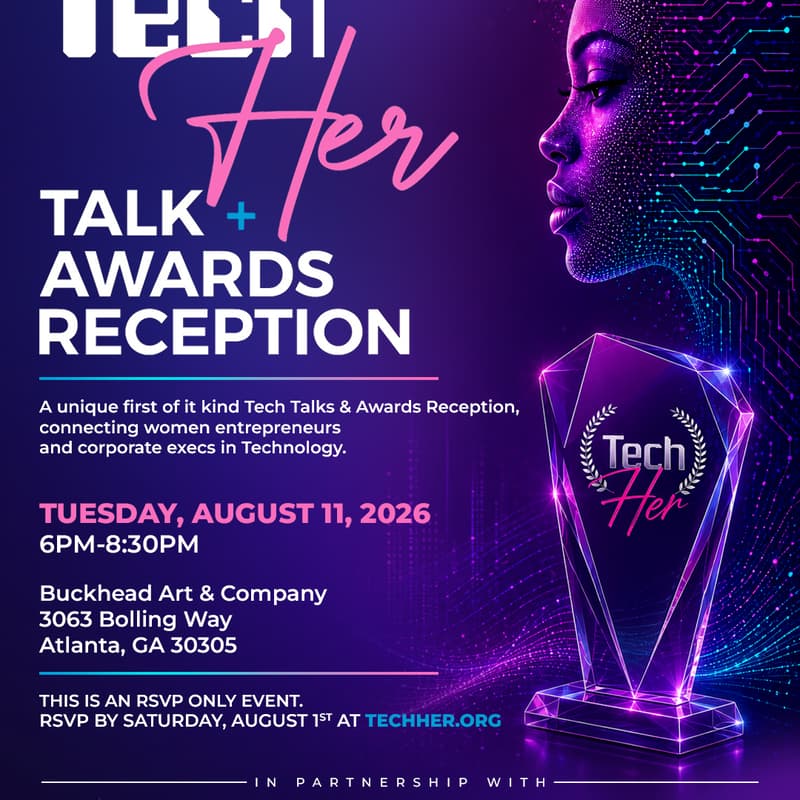 Cover Image for TechHer: Talk + Awards Reception #ATLTECHWEEK
