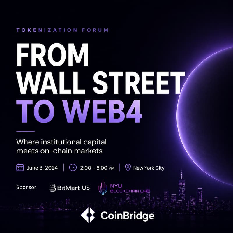 Cover Image for From Wall Street to Web4: Tokenization Forum #NYTechWeek