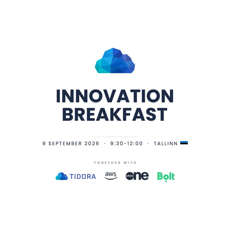 Cover Image for AWS Innovation Breakfast by TIDORA · Tallinn