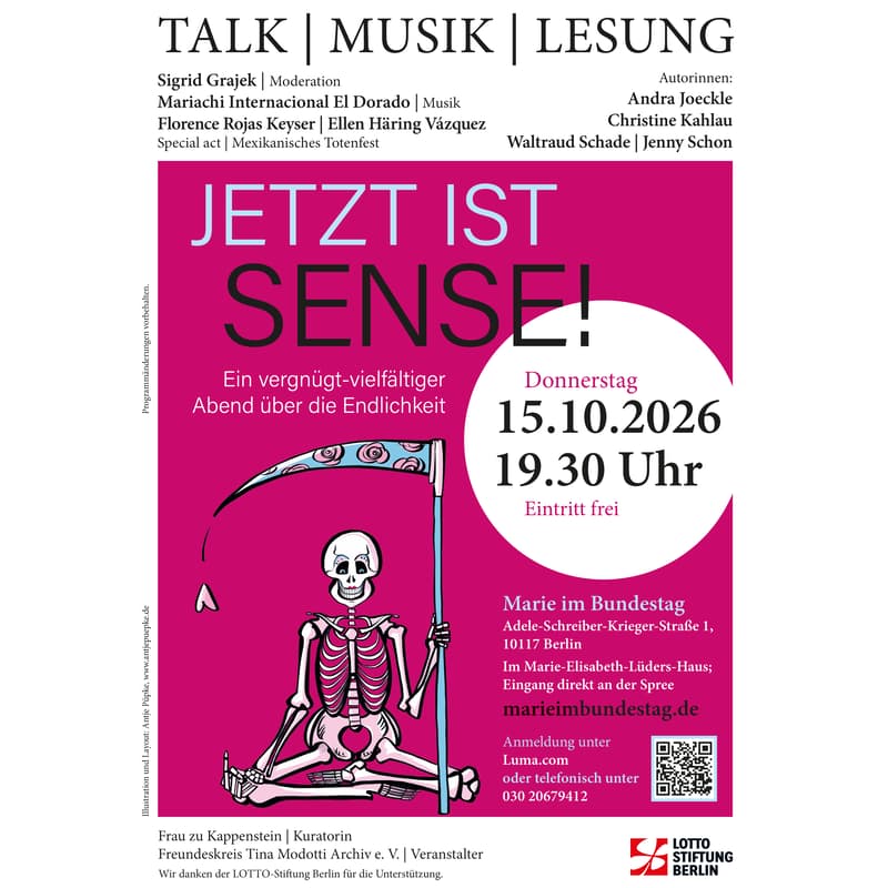 Cover Image for Jetzt ist Sense! Ein vergnügt-vielfältiger Abend über die Endlichkeit