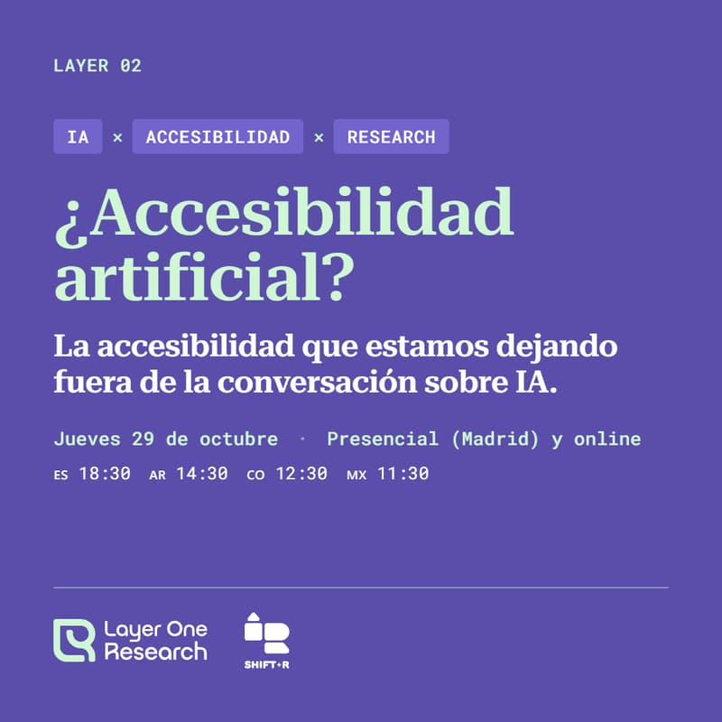 Cover Image for ¿Accesibilidad artificial? La accesibilidad que estamos dejando fuera de la conversación sobre IA.