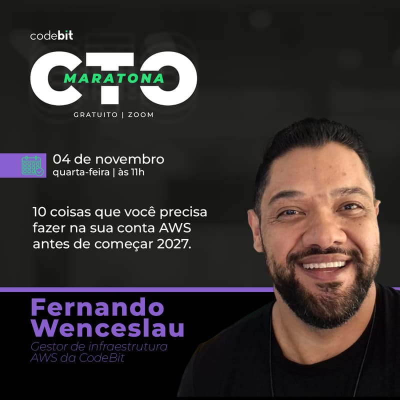 Cover Image for [MARATONA CTO] 10 coisas que você precisa fazer na sua conta AWS antes de começar 2027