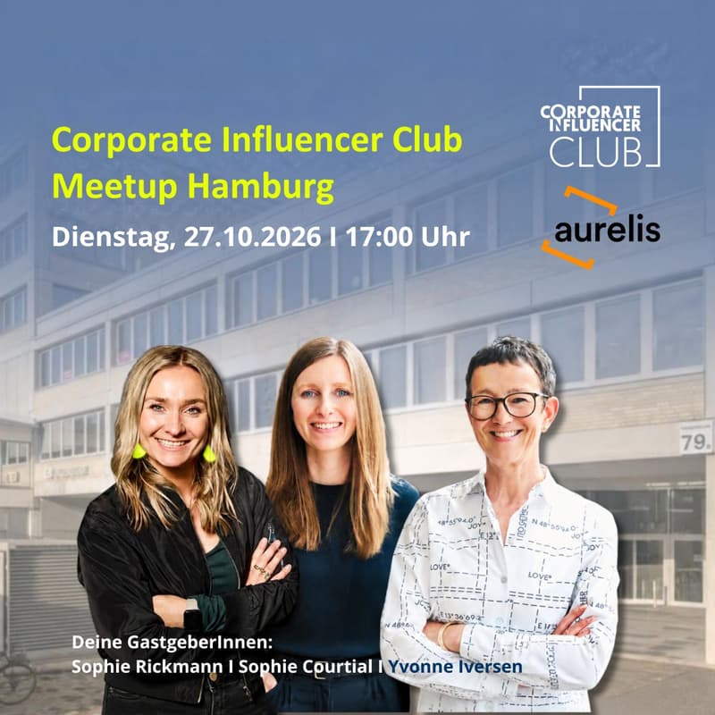 Cover Image for Corporate Influencer Club Meetup Hamburg @ Aurelis