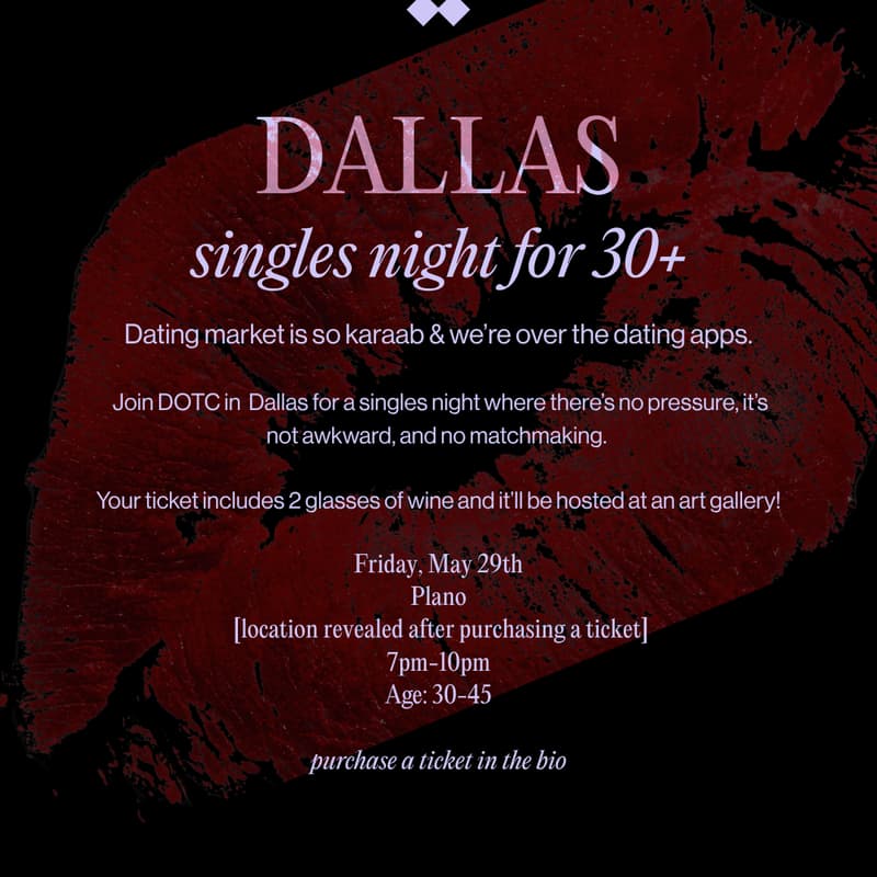 Cover Image for DOTC Singles Night in Dallas