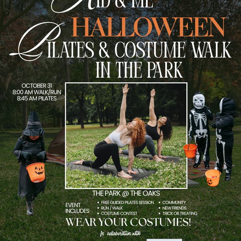 Cover Image for October 31st: Kid & Me Costume Walk & Pilates