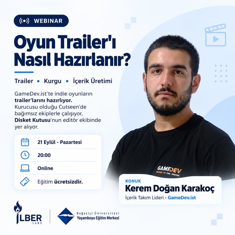 Cover Image for Oyun Trailer'ı Nasıl Hazırlanır? · Kerem Doğan Karakoç