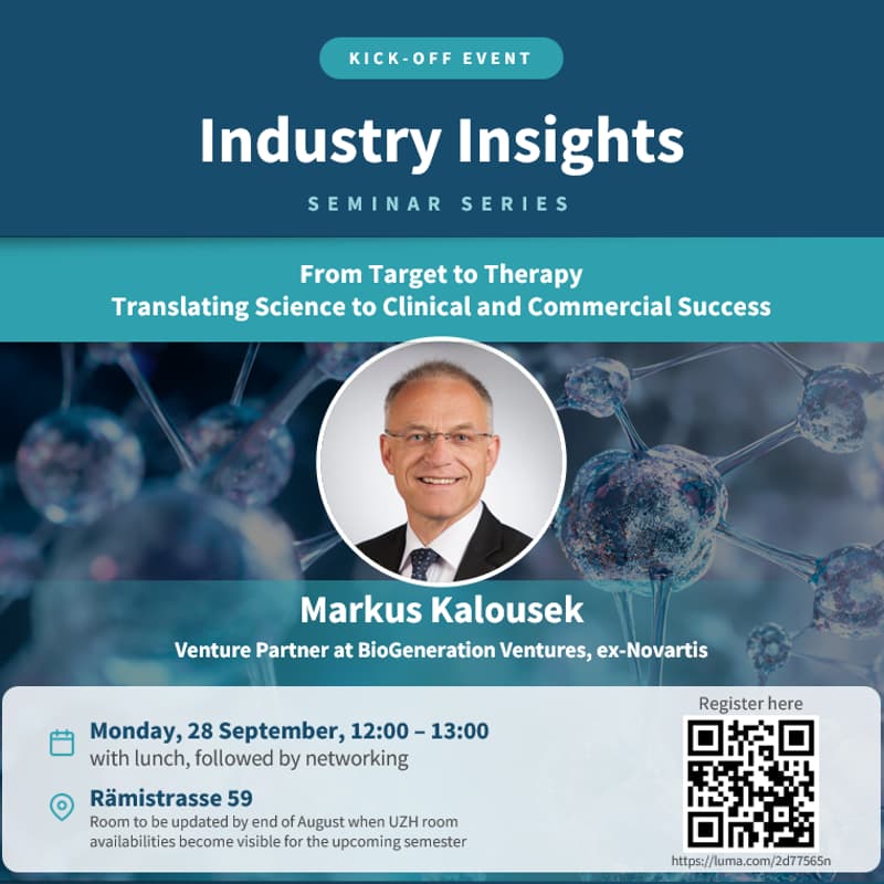 Cover Image for Industry Insights Seminar Series Kick-off Event with Markus Kalousek