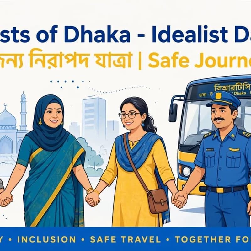 Cover Image for Dhaka Idealists-Safe Transport: 11/11 Community Meet-up