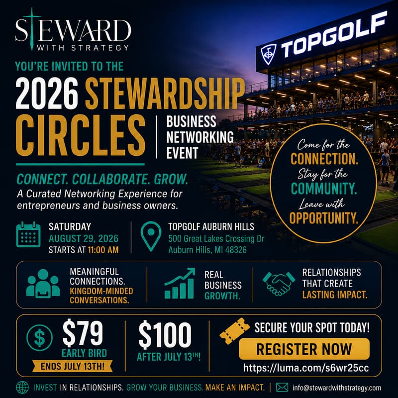 Cover Image for Stewardship Circles Business Networking Event