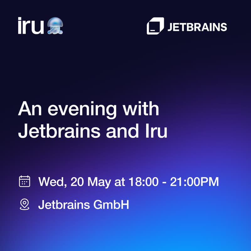 Cover Image for An evening with Jetbrains and Iru