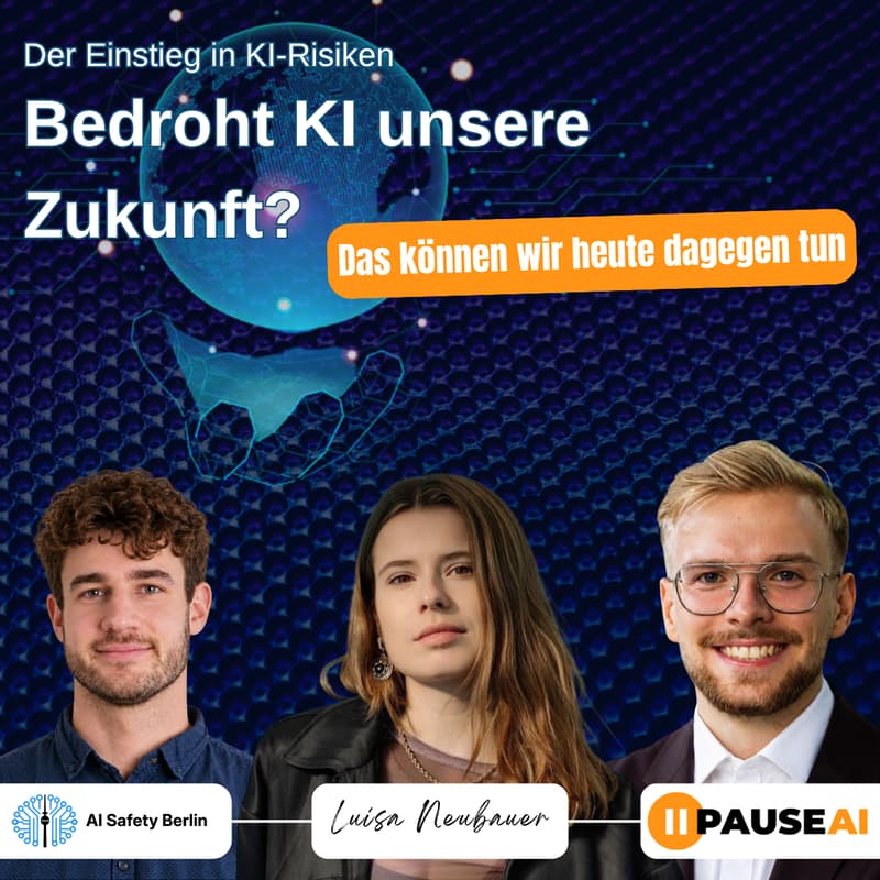 Cover Image for Bedroht KI unsere Zukunft? PauseAI Webinar mit Luisa Neubauer