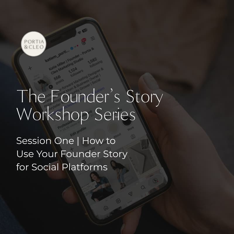 Cover Image for Founder's Story Workshop Series Session 1: How to Use Your Founder Story for Social Platforms