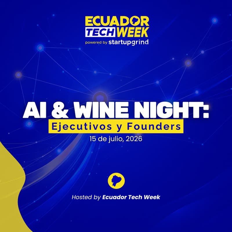 Cover Image for AI & Wine Night: Ejecutivos y Founders By ETW🥂🎯
