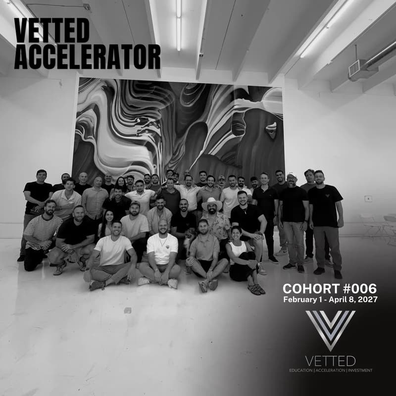 Cover Image for Vetted Accelerator Cohort #006: Live Info Session (3)