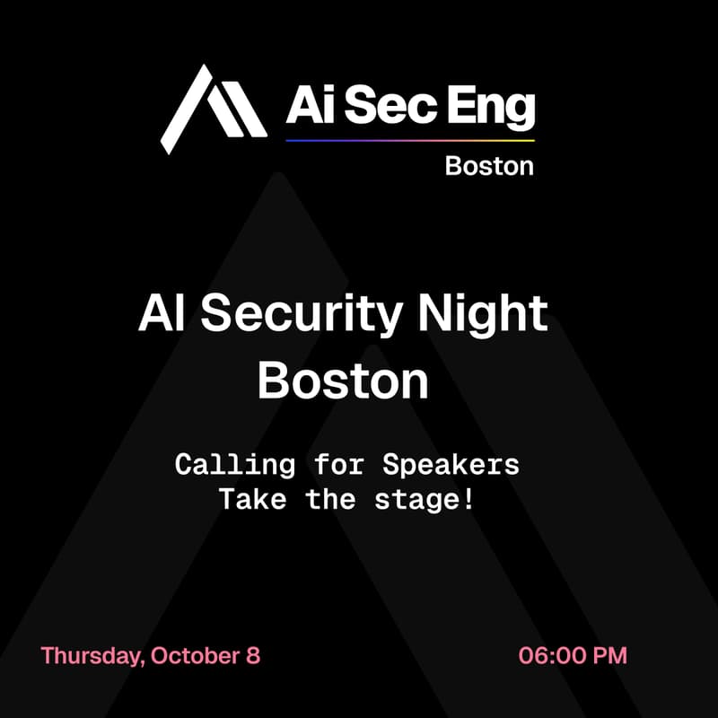 Cover Image for AI Security Night - Boston