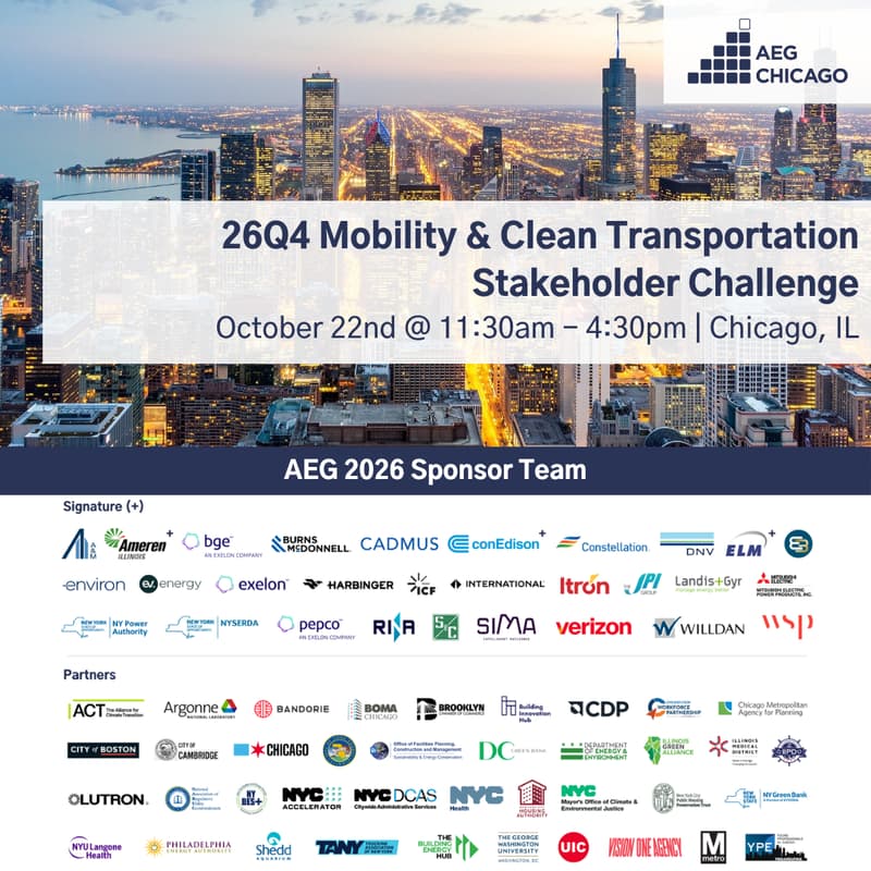 Cover Image for AEG Chicago 26Q4 Mobility & Clean Transportation Stakeholder Challenge