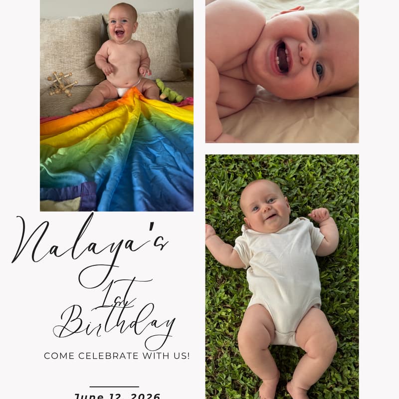 Cover Image for Nala's 1st Birthday!