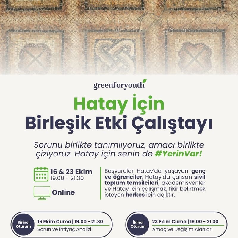 Cover Image for Hatay İçin Birleşik Etki Çalıştayı | 1. Oturum: Sorun ve İhtiyaç Analizi