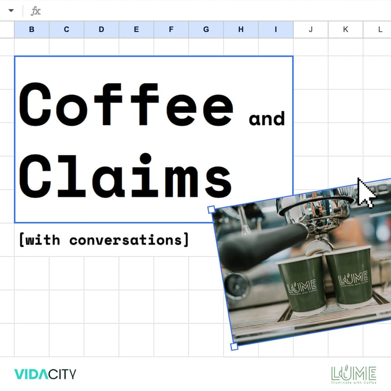 Cover Image for Coffee + Claims (& Conversations)
