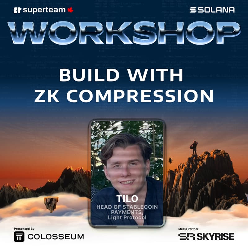 Cover Image for Build with ZK Compression for FRONTIER Builders.