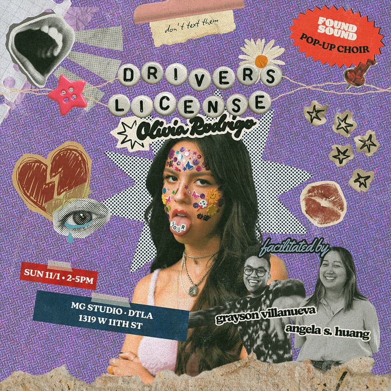 Cover Image for drivers license • Found Sound LA 🚗 Pop-Up Choir