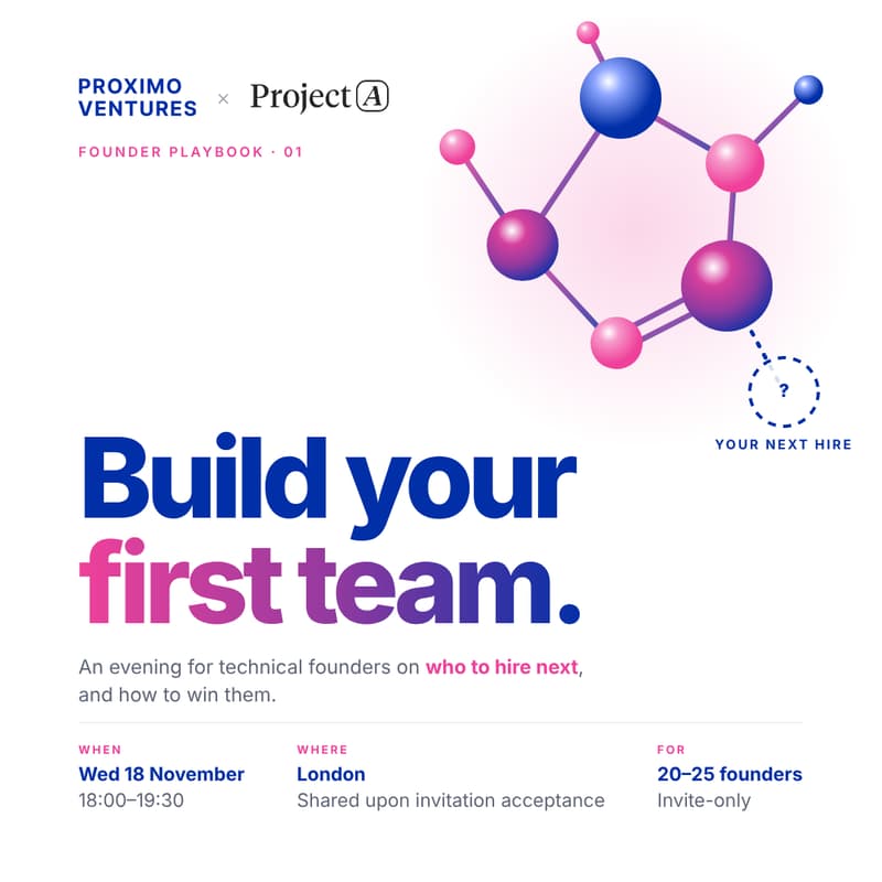 Cover Image for Founders Playbook: Build your first team