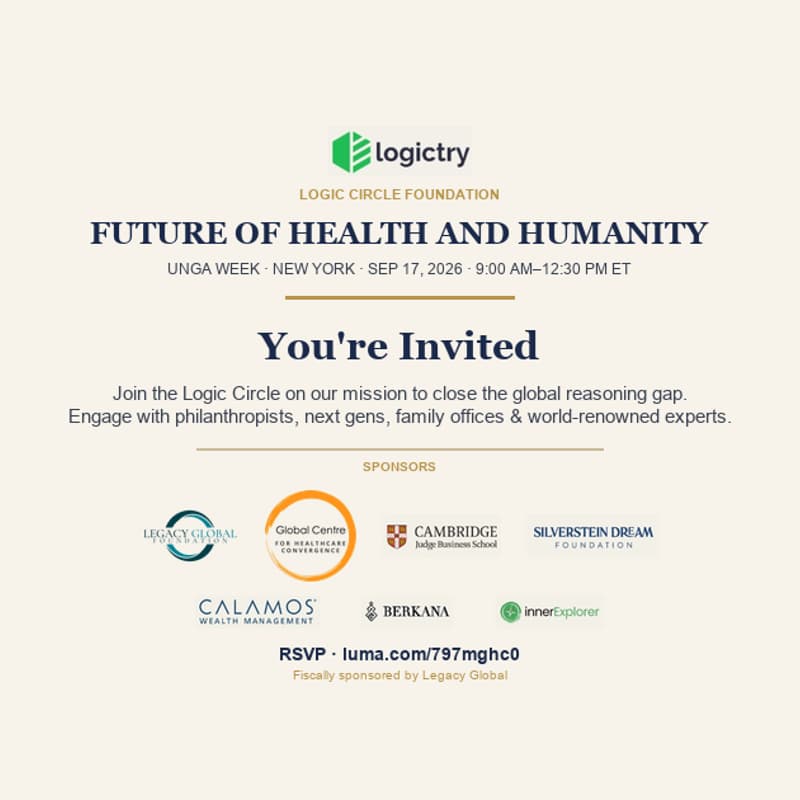 Cover Image for UNGA World Logic Forum - Powered by Logictry and The Logic Circle Foundation, Fiscally Sponsored by Legacy Global