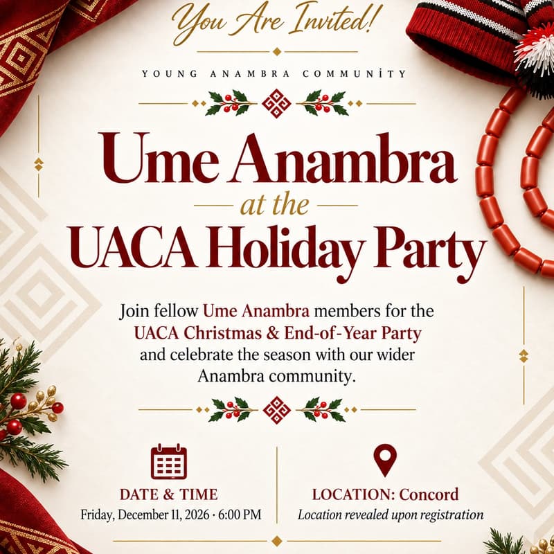 Cover Image for Ume Anambra at the UACA Holiday Party