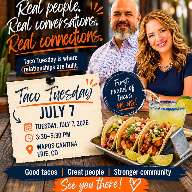 Cover Image for 🌮 Taco Tuesday: Meet Us Between Closings